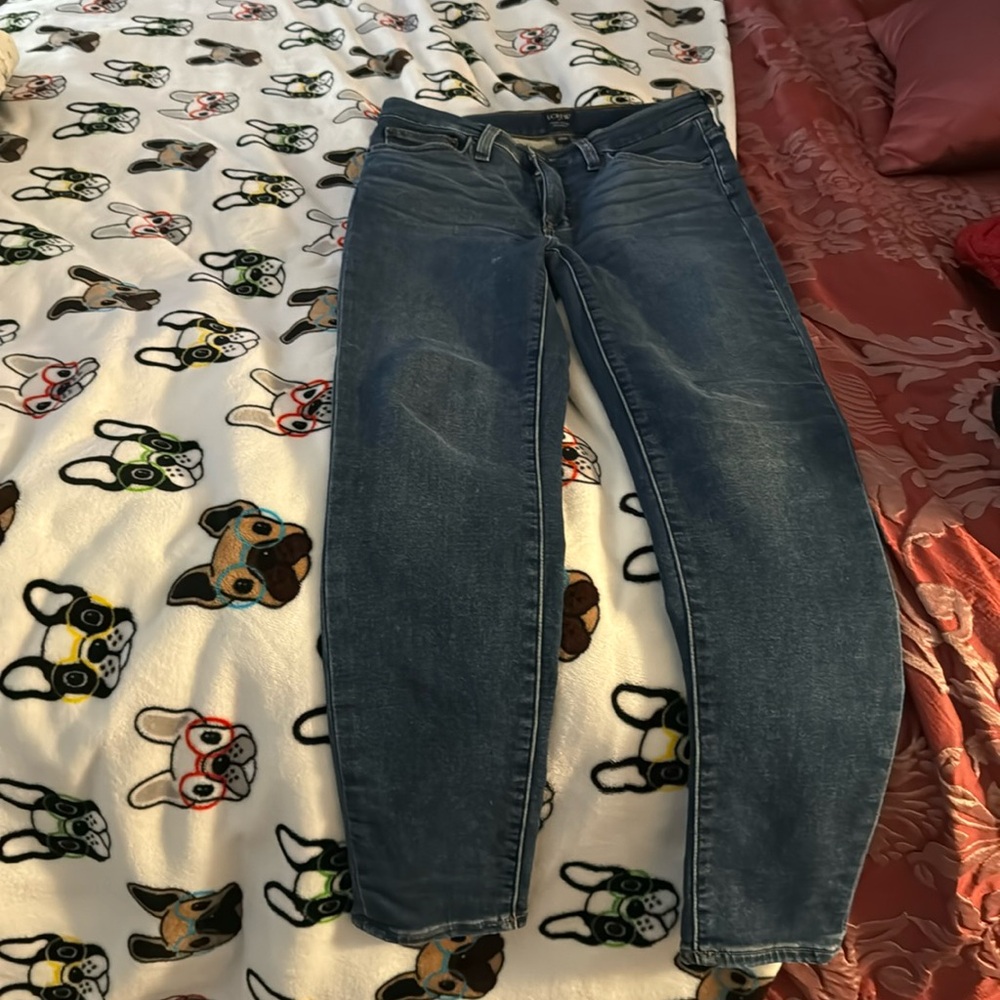 J Crew High Rise Skinny Jeans Size 28